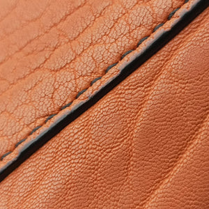 Secondhand Christian Dior Lady Dior Orange Leather shoulderbag | stylenewstar