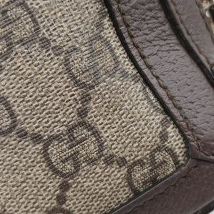Secondhand Gucci Ophidia Brown×Beige PVC coated canvas×Leather 602576 shoulderbag | stylenewstar