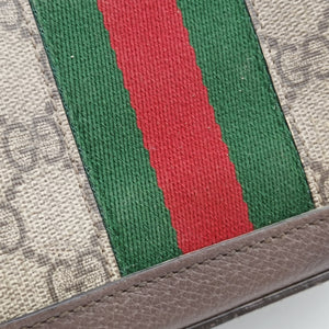 Secondhand Gucci Ophidia Brown×Beige PVC coated canvas×Leather 602576 shoulderbag | stylenewstar