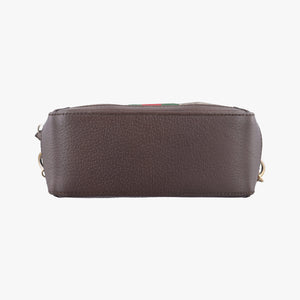 Secondhand Gucci Ophidia Brown×Beige PVC coated canvas×Leather 602576 shoulderbag | stylenewstar