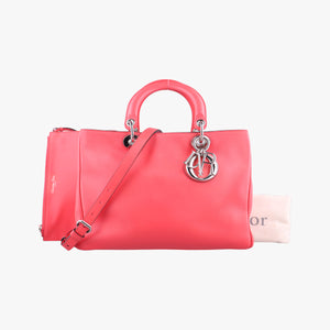 Vintage Christian Dior Diorissimo Pink Leather shoulderbag | stylenewstar