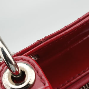 Secondhand Christian Dior Lady Dior Red Patent handbag | stylenewstar