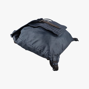 Pre-owned Bottega Veneta Intrecciato Navy Lambskin backpack/rucksack | stylenewstar