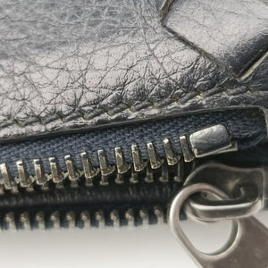 Pre-owned Bottega Veneta Intrecciato Navy lambskin handbag | stylenewstar