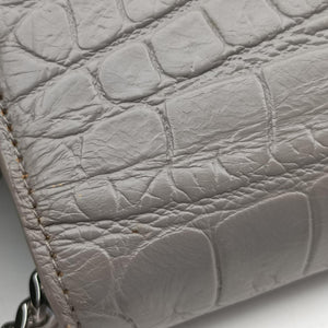 Vintage Yves Saint Laurent KATE Grey Leather 452159 shoulderbag | stylenewstar