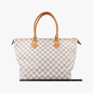Secondhand Louis Vuitton SALEYA MM AZUR Damier Canvas N51185 shoulderbag | stylenewstar
