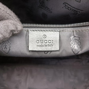 Pre-owned Gucci Guccissima Black Leather 208463 handbag | stylenewstar