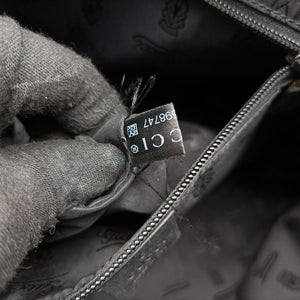 Pre-owned Gucci Guccissima Black Leather 208463 handbag | stylenewstar