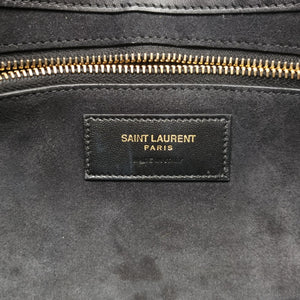 Pre-owned Yves Saint Laurent LE 5 a 7 Hobo Black Leather 657228 carrybag | stylenewstar