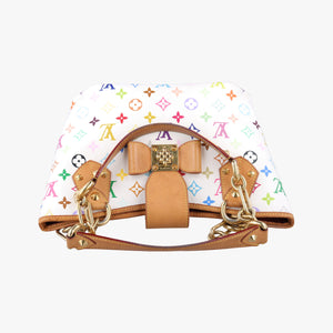 Secondhand Louis Vuitton ANNIE MM white Monogram Multicolor M40307 shoulderbag | stylenewstar