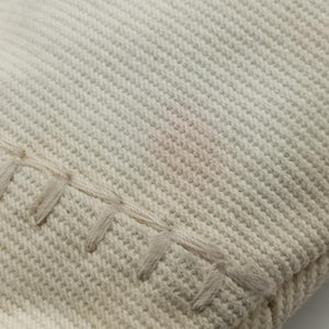 Secondhand Yves Saint Laurent Mombasa White canvas 151211 handbag | stylenewstar