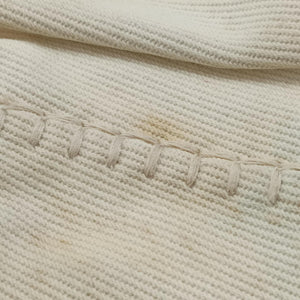 Secondhand Yves Saint Laurent Mombasa White canvas 151211 handbag | stylenewstar