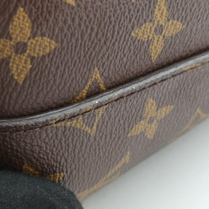 Pre-owned Louis Vuitton Lockit PM Brown Monogram Canvas M40613 handbag | stylenewstar