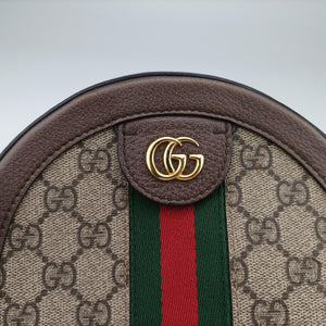 Secondhand Gucci Ophidia Brown×beige PVC coated canvas×Leather 550618 shoulderbag | stylenewstar