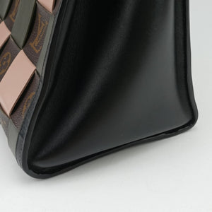 Secondhand Louis Vuitton City Steamer Pink x Black Leather M57222 handbag | stylenewstar