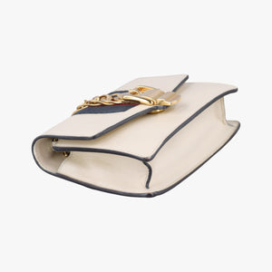 Vintage Gucci Sylvie White Leather 494646 shoulderbag | stylenewstar