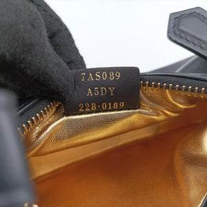 Vintage Fendi Nano Fendigraphy Black Leather 7AS089 handbag | stylenewstar