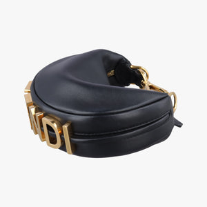 Vintage Fendi Nano Fendigraphy Black Leather 7AS089 handbag | stylenewstar