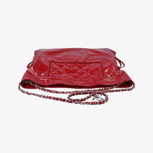 Secondhand Chanel Drawstring Tote Red Patent A47746 shoulderbag | stylenewstar