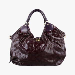 Pre-owned Louis Vuitton Mahina Surya XL Violet Vernis M95798 handbag | stylenewstar