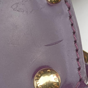 Pre-owned Louis Vuitton Mahina Surya XL Violet Vernis M95798 handbag | stylenewstar