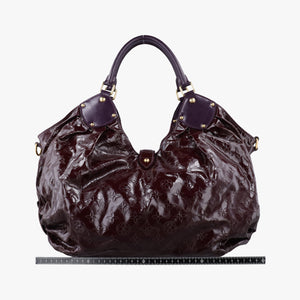 Pre-owned Louis Vuitton Mahina Surya XL Violet Vernis M95798 handbag | stylenewstar