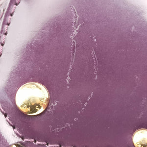 Pre-owned Louis Vuitton Mahina Surya XL Violet Vernis M95798 handbag | stylenewstar
