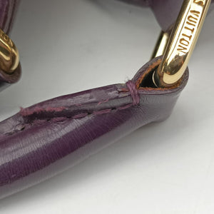 Pre-owned Louis Vuitton Mahina Surya XL Violet Vernis M95798 handbag | stylenewstar