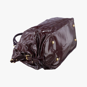 Pre-owned Louis Vuitton Mahina Surya XL Violet Vernis M95798 handbag | stylenewstar