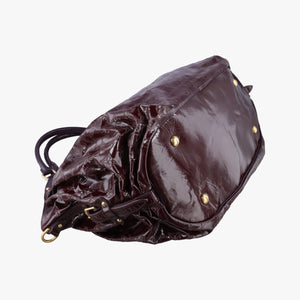 Pre-owned Louis Vuitton Mahina Surya XL Violet Vernis M95798 handbag | stylenewstar