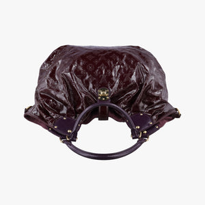 Pre-owned Louis Vuitton Mahina Surya XL Violet Vernis M95798 handbag | stylenewstar