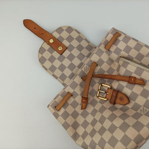 Pre-owned Louis Vuitton SPERONE BB Azur Damier Canvas N44026 backpack/rucksack | stylenewstar