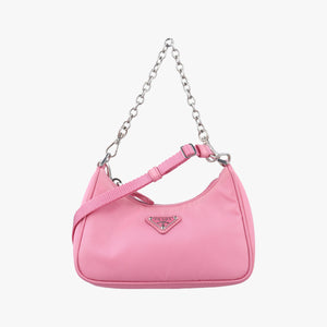 Pre-owned Prada Re-Edition 2005 Nylon Mini Pink nylon 1TT122 shoulderbag | stylenewstar