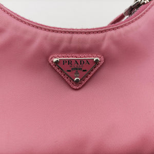 Pre-owned Prada Re-Edition 2005 Nylon Mini Pink nylon 1TT122 shoulderbag | stylenewstar