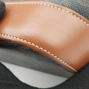Pre-owned Celine Small Bucket Brown PVC coated canvas×Leather shoulderbag | stylenewstar