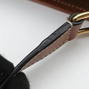 Pre-owned Celine Small Bucket Brown PVC coated canvas×Leather shoulderbag | stylenewstar