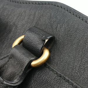 Pre-owned Yves Saint Laurent Cabas ChYc Black Leather 279079 handbag | stylenewstar