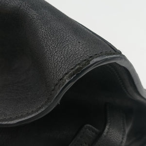 Pre-owned Yves Saint Laurent Cabas ChYc Black Leather 279079 handbag | stylenewstar