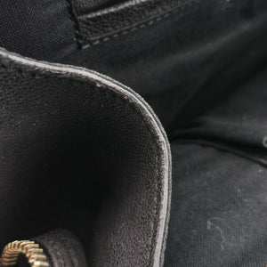 Pre-owned Yves Saint Laurent Cabas ChYc Black Leather 279079 handbag | stylenewstar