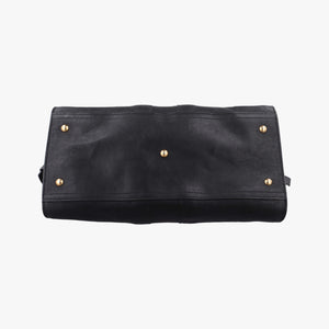 Pre-owned Yves Saint Laurent Cabas ChYc Black Leather 279079 handbag | stylenewstar