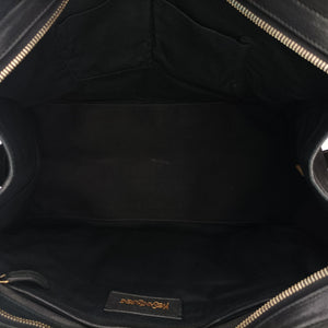 Pre-owned Yves Saint Laurent Cabas ChYc Black Leather 279079 handbag | stylenewstar