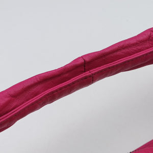 Secondhand Bottega Veneta Intrecciato Pink lambskin shoulderbag | stylenewstar