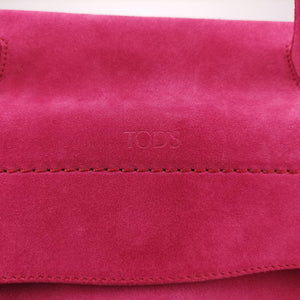 Pre-owned TODS Wave Rose Suede shoulderbag | stylenewstar
