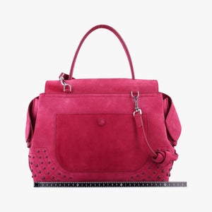Pre-owned TODS Wave Rose Suede shoulderbag | stylenewstar
