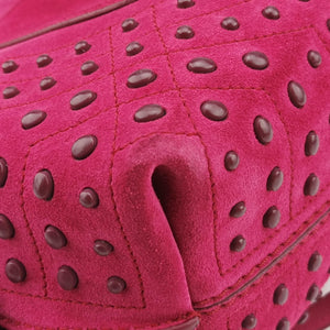 Pre-owned TODS Wave Rose Suede shoulderbag | stylenewstar