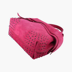 Pre-owned TODS Wave Rose Suede shoulderbag | stylenewstar