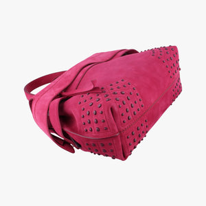 Pre-owned TODS Wave Rose Suede shoulderbag | stylenewstar