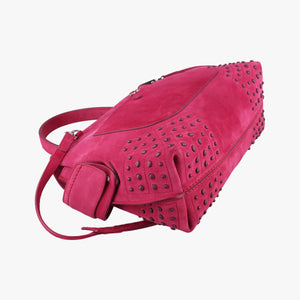 Pre-owned TODS Wave Rose Suede shoulderbag | stylenewstar