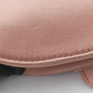 Pre-owned Christian Dior Saddle Pink silk handbag | stylenewstar