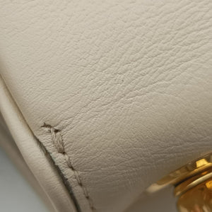 Pre-owned Gucci Blondie mini White Leather 698643 shoulderbag | stylenewstar